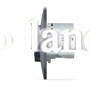 Розетка одинарная с заземлением и 2USB черный графит Videx Binera 